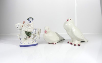 Lot 306 - Rye Pottery - a model of the 'Wife of Bath'...