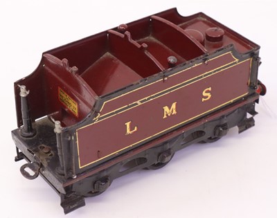 Lot 72 - Hornby 0-gauge No.2 six-wheel special tender...