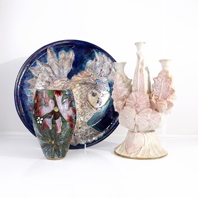 Lot 287 - Bernard Rooke (British, b.1938) - a glazed...