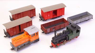 Lot 445 - Two Marklin Minex 0N-30 scale locos, both...
