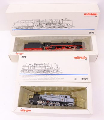 Lot 20 - Marklin HO Gauge boxed locomotive group, 2...
