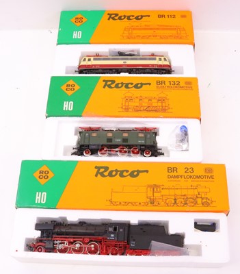 Lot 35 - Roco Boxed HO Gauge locomotive group, 3...