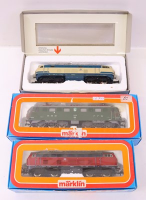 Lot 21 - Marklin HO Gauge locomotive group, 3 examples...