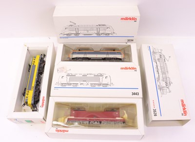 Lot 29 - Marklin HO Gauge boxed locomotive group, 3...