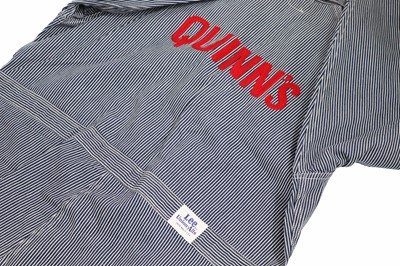 Lot 397 - Lee Union-Alls Custom Hickory Stripe Coveralls,...