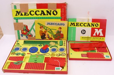 Lot 505 - Two Meccano outfits, including No. 5,...