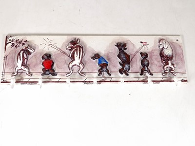 Lot 44 - A reproduction novelty cast metal coat hook,...