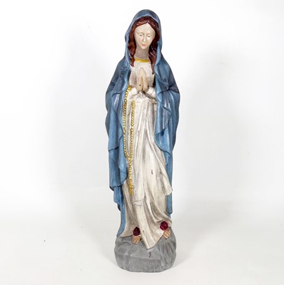 Lot 49 - A reproduction painted composite figure of the...