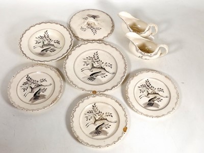 Lot 50 - A collection of Clarice Cliff bizarre 'Leaping...