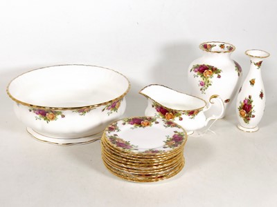 Lot 52 - A collection of Royal Albert 'Old Country...