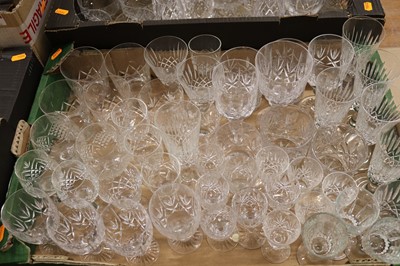 Lot 92 - A collection of glassware, to include a set of...