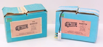 Lot 133 - 2x Hammant and Morgan Duette 12-volt DC...