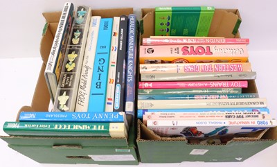 Lot 486 - Collection of 24 toy-related books to include...