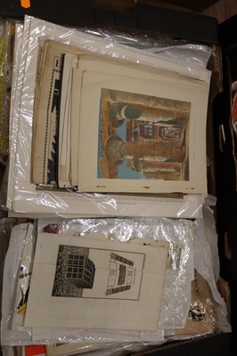 Lot 96 - A collection of ephemera, including bookplates...