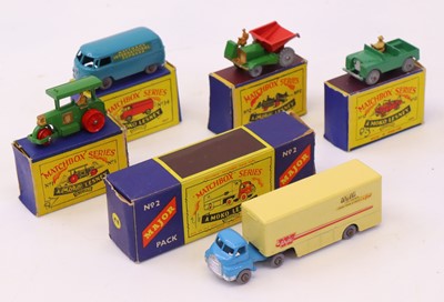 Lot 777 - Matchbox group of 5 diecasts to include: No.12...