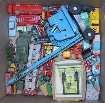 Lot 1130 - One tray of mixed vintage diecast to include:...