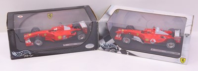 Lot 387 - Hot Wheels Racing 1/18 scale group of 2 modern...
