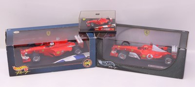 Lot 388 - Hot Wheels Racing 1/18 scale group of 2 modern...