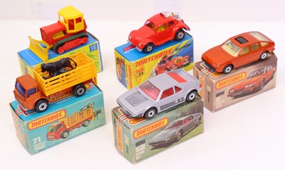 Lot 808 - Matchbox 1/75 series group of 5 diecasts to...