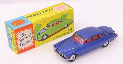 Lot 839 - Corgi Toys No. 238 Jaguar Mk 10 comprising a...