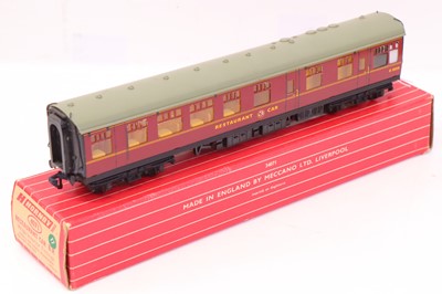 Lot 512 - 4071 Hornby-Dublo Restaurant car BR maroon. No...