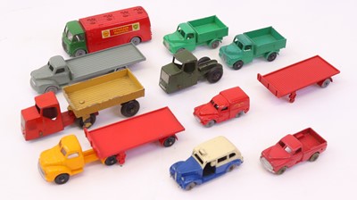 Lot 892 - Nine Dublo Dinky and two Dinky Toys, all...