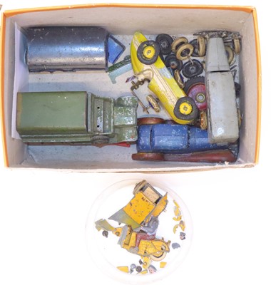 Lot 297 - A small collection of mostly Dinky Toys loose,...