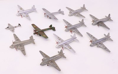 Lot 298 - Dinky Toys collection of loose aircraft...