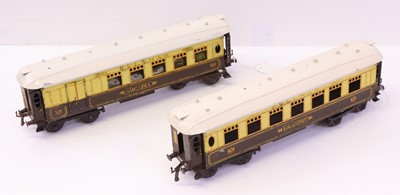Lot 103 - Two Hornby 0 gauge No. 2 special Pullman...