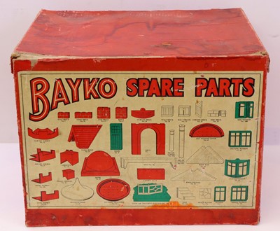 Lot 1138 - Bayko original 1958 cardboard dealer's shop...
