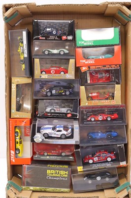 Lot 395 - One tray containing 1:43 scale modern issue...