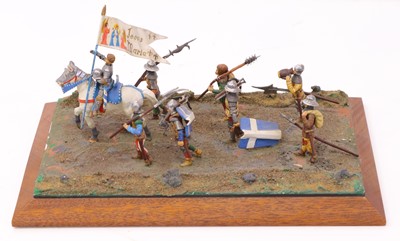 Lot 332 - Ken Kearstey hand-painted white metal Joan of...