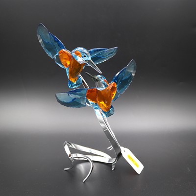 Lot 91 - A Swarovski Paradise Birds crystal figure...