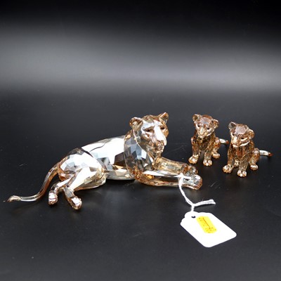 Lot 93 - A Swarovski Crystal Society figure 'Lion...