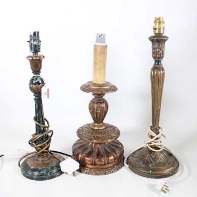 Lot 11 - A 18th century style carved giltwood table...