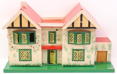 Lot 474 - Triang No.2 Dolls House comprising a red roof,...