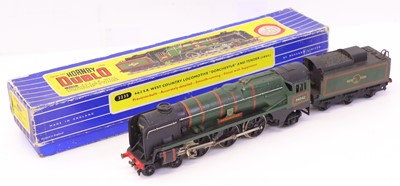 Lot 520 - Hornby Dublo 3-rail 3235 Dorchester loco, in...