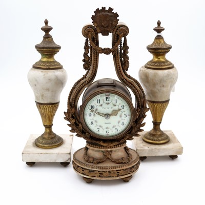 Lot 18 - A late 19th century French plaster and...