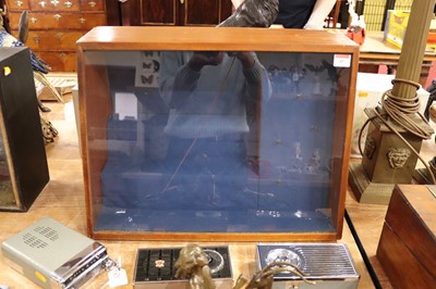 Lot 45 - A mid-20th century teak table-top display...