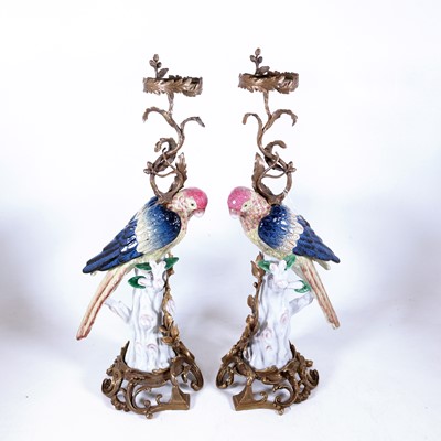 Lot 67 - A reproduction gilt-metal-mounted porcelain...