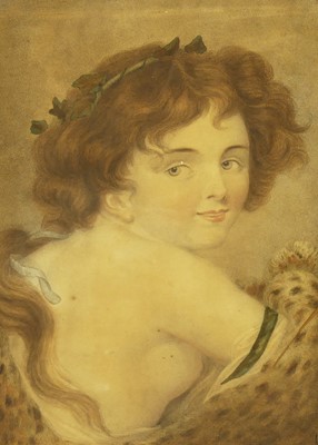 Lot 555 - In the style of Jean Baptiste Greuze - A young...