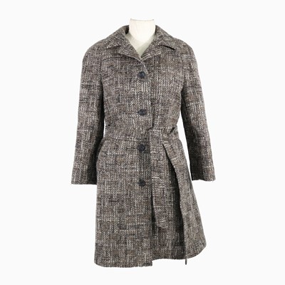 Lot 386 - Aquascutum, belted twee coat, together with a...