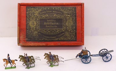 Lot 960 - Heyde Circa 1900 boxed Artillery Set, housed...