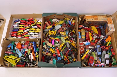 Lot 299 - 3 trays of mixed play worn diecast, to include...