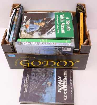 Lot 1195 - Box of mixed steam locomotive books