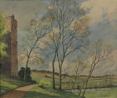 Lot 52 - Martin Hardie (British, 1875-1952) - Castle...
