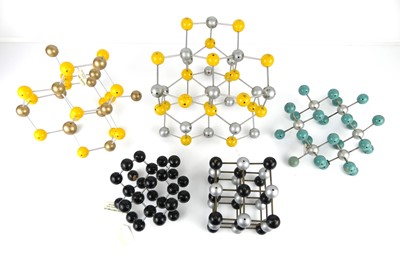 Lot 450 - A group of five scientific molecular structure...