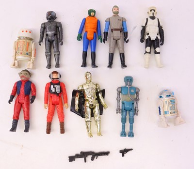 Lot 1062 - Collection of Star Wars 3 3/4" figures to...