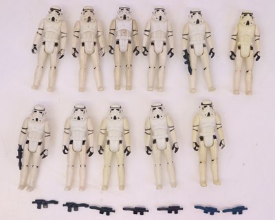 Lot 1066 - 11 various loose Star Wars vintage...