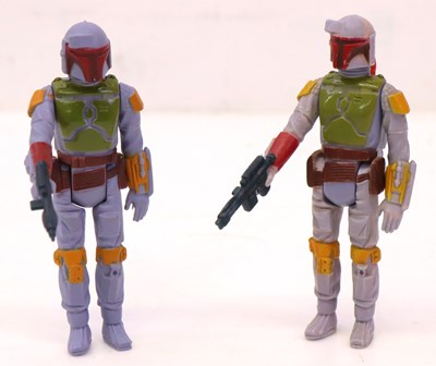 Lot 1077 - Star Wars 1979 3 3/4" Boba Fett Group, 2...